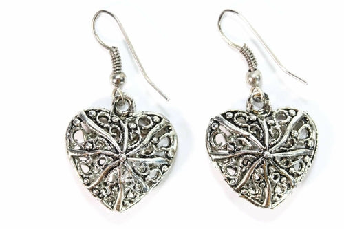 Filigree Heart Earrings